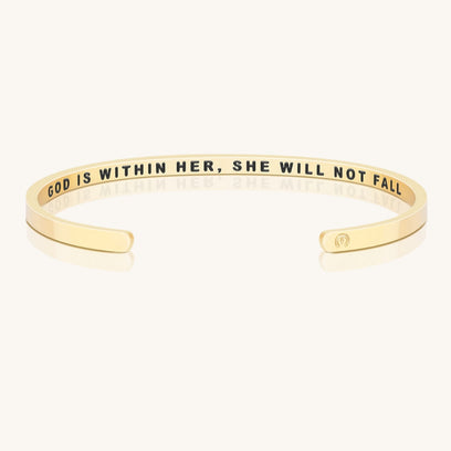 God Is Within Her, She Will Not Fall (within)