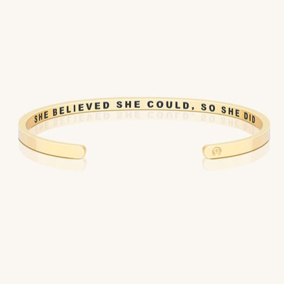 She Believed She Could, So She Did (within)