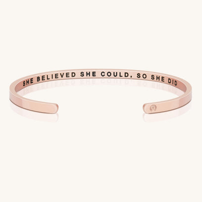 She Believed She Could, So She Did (within)