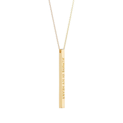 Gold Always in My Heart Necklace - MantraBand