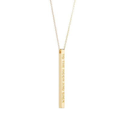 Gold To The Moon and Back Necklace - MantraBand